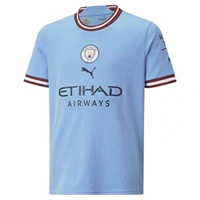 Abbildung von PUMA Manchester City Kinder Heimtrikot 2022/23 Season Team Light Blue Größe: 128