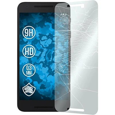 Abbildung von PhoneNatic 1 x Glas Folie klar kompatibel mit Google Nexus 5X Schutzglas für