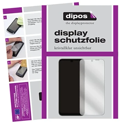 Abbildung von dipos I 5X Schutzfolie kompatibel mit Fairphone 4 Displayschutz Folie klar