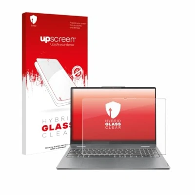 Abbildung von upscreen Schutzglas für Lenovo IdeaPad 5 2 in 1 Gen 9 16&quot; Schutzfolie, Glas Folie [Klar, 9H Panzerschutz, Anti Fingerprint]