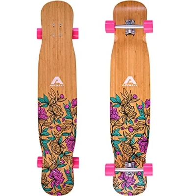 Abbildung von Dancer Longboard. 46 x 9.5 Zoll mit ABEC 9 Kugellager