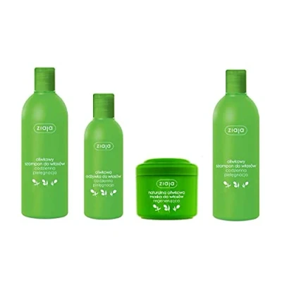 Abbildung von Auto schmuck ® Ziaja Kosmetik Sets, Gesichtscreme, Tagescreme, Nachtcreme, Augencreme, Gesichtswaschgel, Handcreme, Körperbutter, Körpermilch, Körperbalsam, (Olivenöl Haar Set)