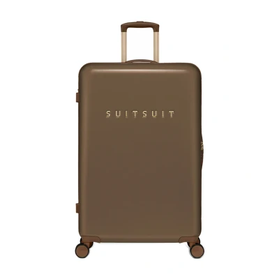 Abbildung von SUITSUIT Fab Seventies Großer Reisekoffer Check in Koffer mit TSA Schloss 76 cm 94L Braun