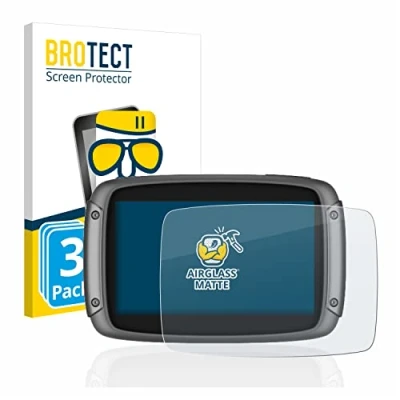 Abbildung von BROTECT Entspiegelungs Schutzglas für TomTom Rider 500/550 (3 Stück) Schutz Folie Panzerfolie Glas Matt [Extrem Kratzfest 9H, Anti Reflex]