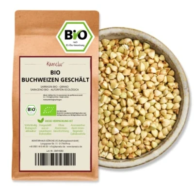 Abbildung von Kamelur Bio Buchweizen geschält (500g) aus kontrolliert biologischem Anbau