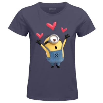 Abbildung von Minion Monsters Damen Woutmints008 T Shirt, mausgrau, X Large