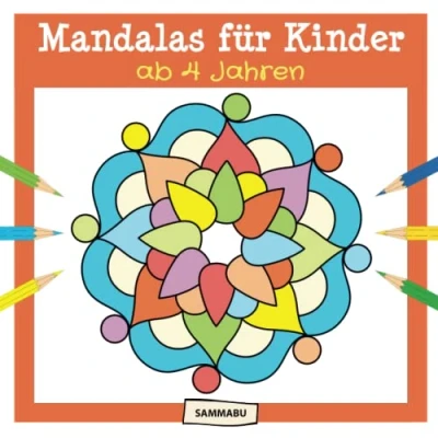 Abbildung von Mandalas für Kinder ab 4 Jahren: Mandala Malbuch kreativen Malspaß und Entspannung