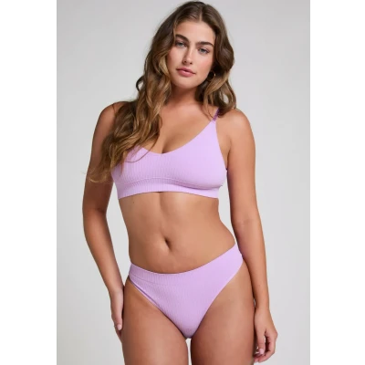 Abbildung von Hunkemöller Hoch ausgeschnittener String Dianne Lila