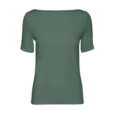 Abbildung von Vero Moda Vmpanda Tshirt basic, Damen, Größe: Large, Laurel wreath