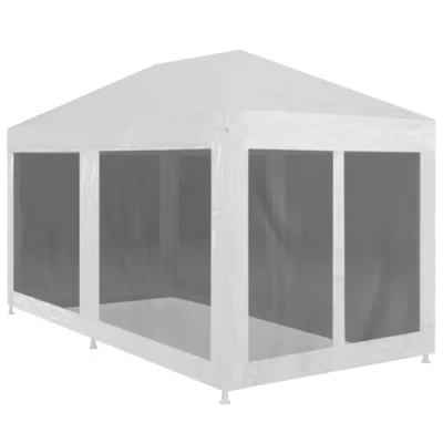 Abbildung von vidaXL Partyzelt 6 Mesh Seitenwände 6x3m Gartenzelt Garten Pavillon Festzelt