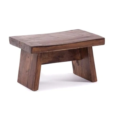 Abbildung von DESIGN DELIGHTS Hocker NOSTALGISCHER FUßHOCKER &quot;SCHEMEL&quot;, Mahagoni, Holzhocker, Farbe: 02