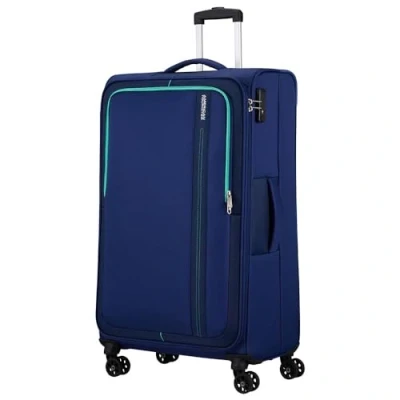 Abbildung von American Tourister Sea Seeker Spinner 80/30 Tsa 80 Combat Navy Koffer mit 4 Rollen Weichgepäck