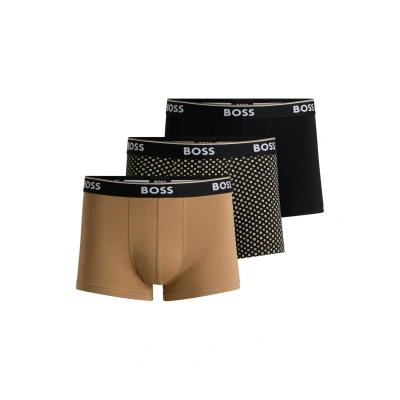 Abbildung von BOSS Trunk Power Desig 3 PACK Panties, Herren, Größe: XXL, Open miscellaneous
