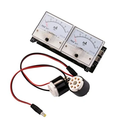 Abbildung von Nobsound 8 Pin Dual Bias Stromsonden Tester Meter Current Probe für EL34 KT88 6L6 6V6 6550 Valve Tube Amplifier Röhre Verstärker