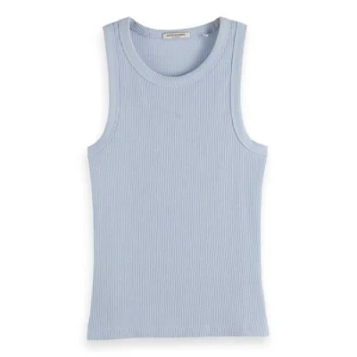Abbildung von Scotch &amp; Soda TANK Top, Damen, Größe: Large, Shirting blue