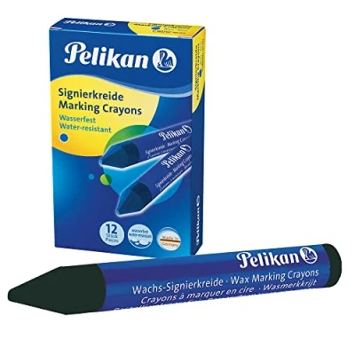 Abbildung von Pelikan Signierkreide 762/12 schwarz 12 Stifte