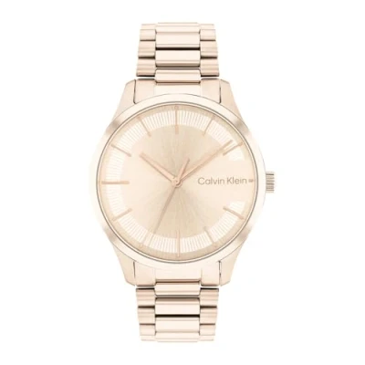 Abbildung von Calvin Klein Montre Analogique à Quartz pour Homme et Femme Collection Iconic avec Bracelet en Acier Inoxydable