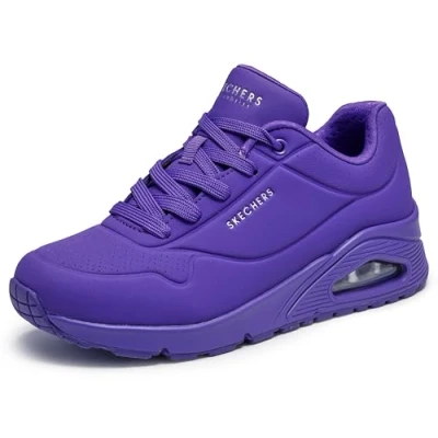 Abbildung von Skechers Damen UNO Night Shades Sneaker, Violett, 35.5 EU Weit
