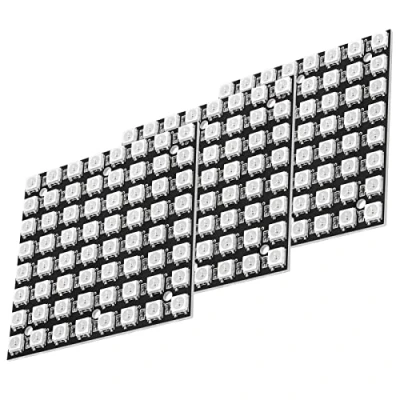 Abbildung von AZDelivery 3 x U 64 LED Matrix Panel CJMCU 8x8 Modul kompatibel mit Arduino und Raspberry Pi inklusive E Book!