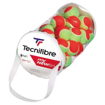 Abbildung von Lot von 36 Tennisbällen Kind Tecnifibre My new ball