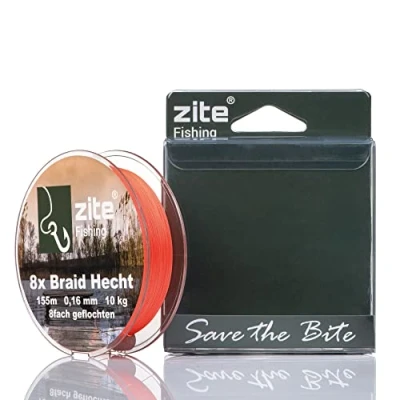 Abbildung von Zite Angelschnur 155m 0,16mm Geflochtene 8 Braid 10kg Barsch &amp; Zander