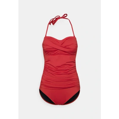 Abbildung von Lascana Swimsuit FEA Badeanzug, Damen, Größe: 38xB, Rust red