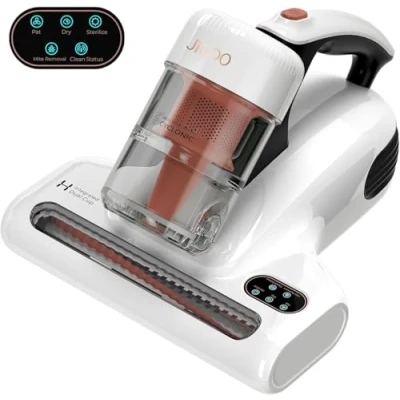 Abbildung von Jigoo Matratzenreinigungsgerät J200 Milbensauger Für matratzen mit LED Anzeige, 500W, UV Licht und Staubmilben Sensor, Ultraschall, Allergiker