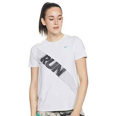 Abbildung von Reebok Damen OSR Ss Ac Tee Unterhemd, Weiß (porcel), XXS