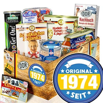 Abbildung von Original seit 1974 DDR Paket Geschenk für Partnerin 50. Geburtstag