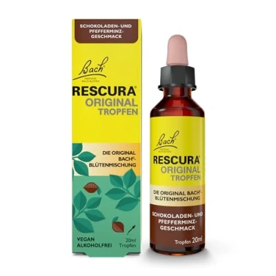 Abbildung von Bach RESCURA Schokolade Pfefferminz Tropfen alkoholfrei 20 ml