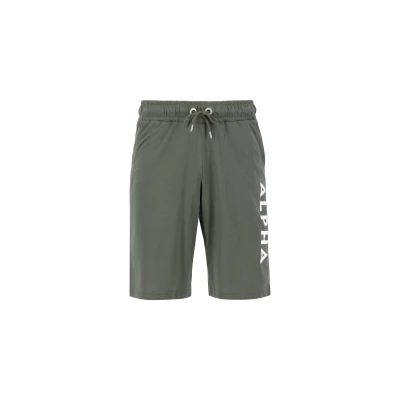 Abbildung von Alpha Industries Shorts, Herren, Größe: Small, Dark olive