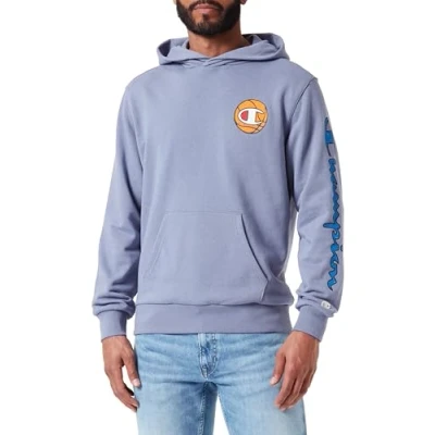 Abbildung von Champion Rochester ECO Future Cirolar Hooded Unisex Kapuzenpullover, Größe: Small, Mottled purple