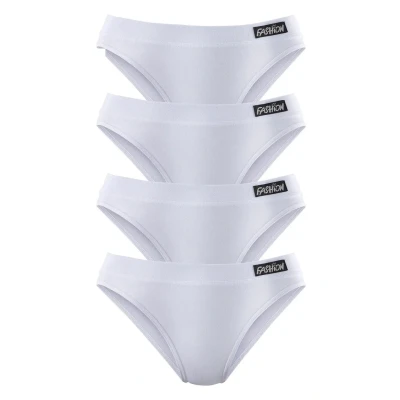 Abbildung von Lascana JAZZ Slips 4 PACK Slip, Damen, Größe: 34, Weiß