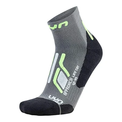 Abbildung von UYN Socken Trekking Approach Low Cut Grau Grün 42 44