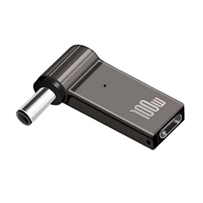 Abbildung von N22S USB C auf 7,4 * 5,0mm Ladeadapter mit PD Funktion für HP Laptops 3.1 Typ zu Buchse, 18 20V, Schnellladung