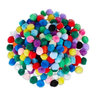 Abbildung von relaxdays Pompon Pompons bunt 200er Set