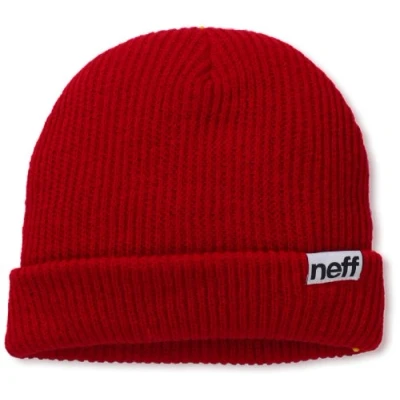 Abbildung von Neff Unisex Fold Mütze, Red, Einheitsgröße