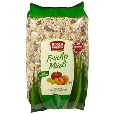 Abbildung von Rosengarten Früchte Müsli, 1er Pack (1 x 2 kg)