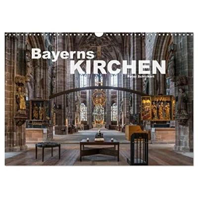Abbildung von Bayerns Kirchen (Wandkalender 2025 DIN A3 quer), CALVENDO Monatskalender