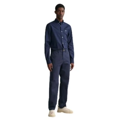 Abbildung von GANT Herren Regular Twill Chinos Hose, Marine, 42 W/30 L