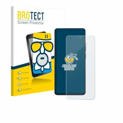 Abbildung von BROTECT Entspiegelungs Schutzglas für Xiaomi Poco X7 Pro Schutz Folie Panzerfolie Glas Matt [Extrem Kratzfest 9H, Anti Reflex, Fingerprint]