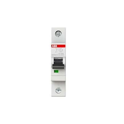 Abbildung von ABB S200 MCB Leitungsschutzschalter Typ K, 1 polig 6A 253V, Abschaltvermögen 6 kA System Pro M Compact