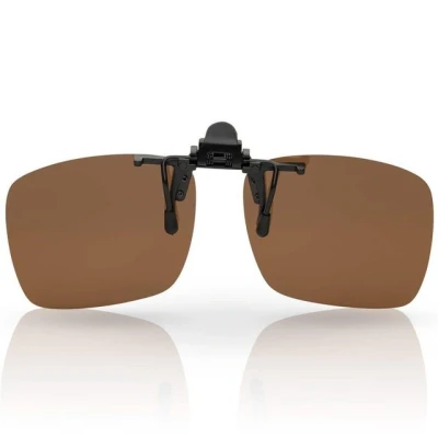 Abbildung von Bezlit Brillen Aufsatz Polarisiert CLIP ON Sonnenbrille für Kinder, Größe: One Size, Braun