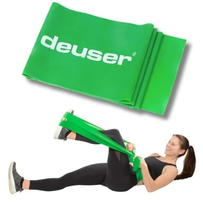 Abbildung von Deuser Physioband, grün, Länge 2,40m, Breite 15cm