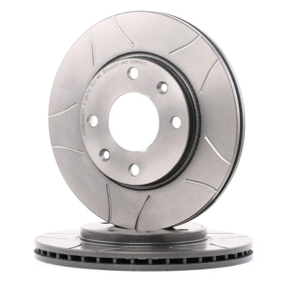 Abbildung von BREMBO MAX LINE 09.9610.75 Bremsscheibe 247 20,4 4 innenbelüftet, geschlitzt beschichtet mit Schrauben PEUGEOT: 306 Schrägheck, 206 Schrägheck