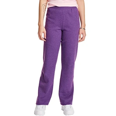 Abbildung von Hanes EcoSmart Damen Sweatpants mit offenem Bein, Violet Splendor Heather, Mittel