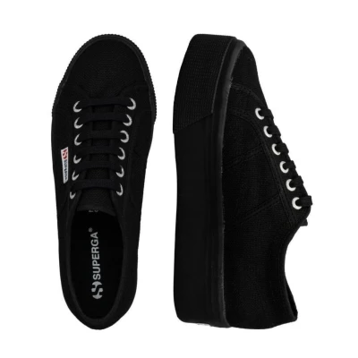 Abbildung von Superga Platform Sneaker Linea Up &amp; Down 2790 Full Black 41