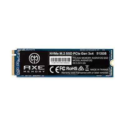 Abbildung von AXE MEMORY 512 GB NVMe M.2 2280 PCIe Gen 3x4 Interne Solid State Drive (SSD)