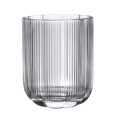 Abbildung von Villeroy &amp; Boch Fleur Vase 15 cm Klar, Spülmaschinenfest, Tischvase, Mundgeblasen und Handgefertigt, Blumenvase, Dekorative Glasvase Mit Floralem Design, Deko Wohnung, Esszimmer Deko, Glas