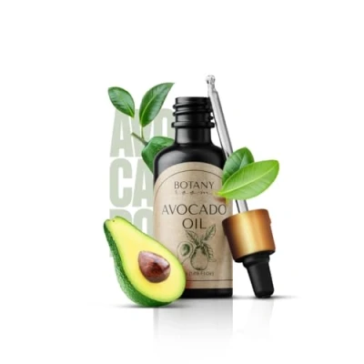 Abbildung von Avocadoöl 50ml Kaltgepresst &amp; Raffiniert Reines öl/Glasflasche/Avocado Öl/Intensive Pflege für Gesicht/Körper/Haare/Massage/Körperpflege Öl Avocado BotanyRoom®